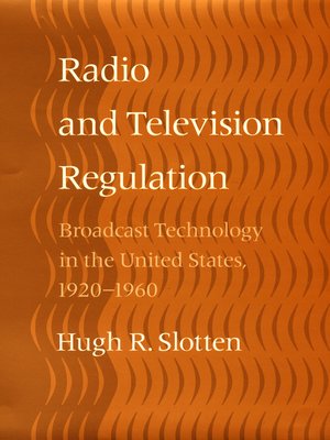 cover image of Radio and Television Regulation